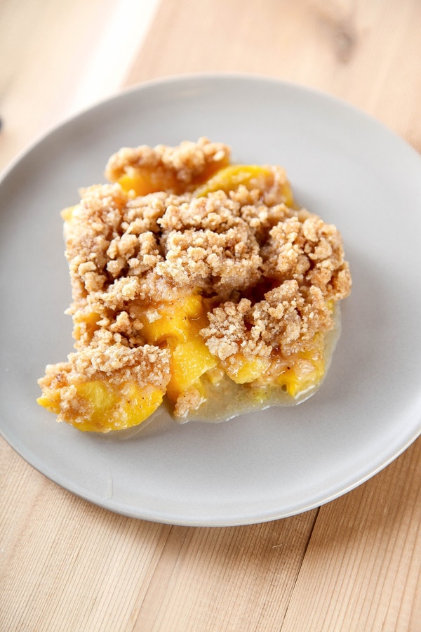 Peach Crumble - Baking Beauty