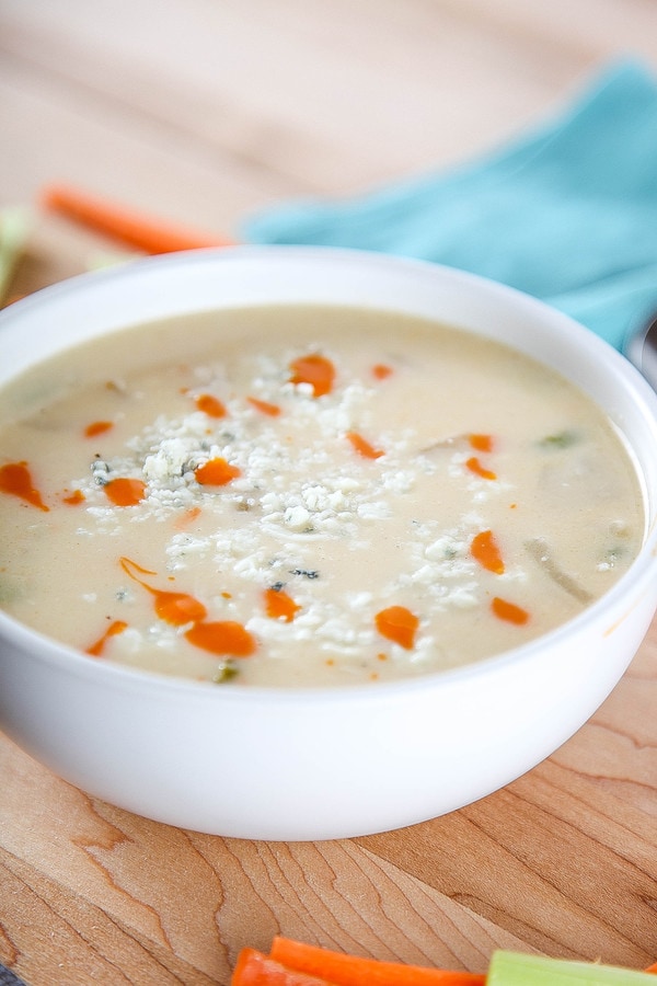 Buffalo Chicken Soup Baking Beauty