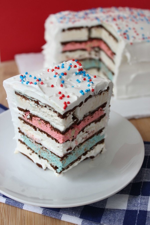 Patriotic Icebox Cake Recipe