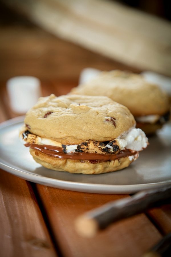 Chocolate Chip Cookie Smores