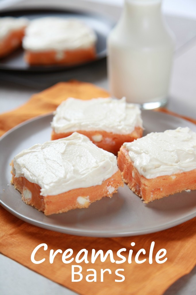 Orange Creamsicle Bars