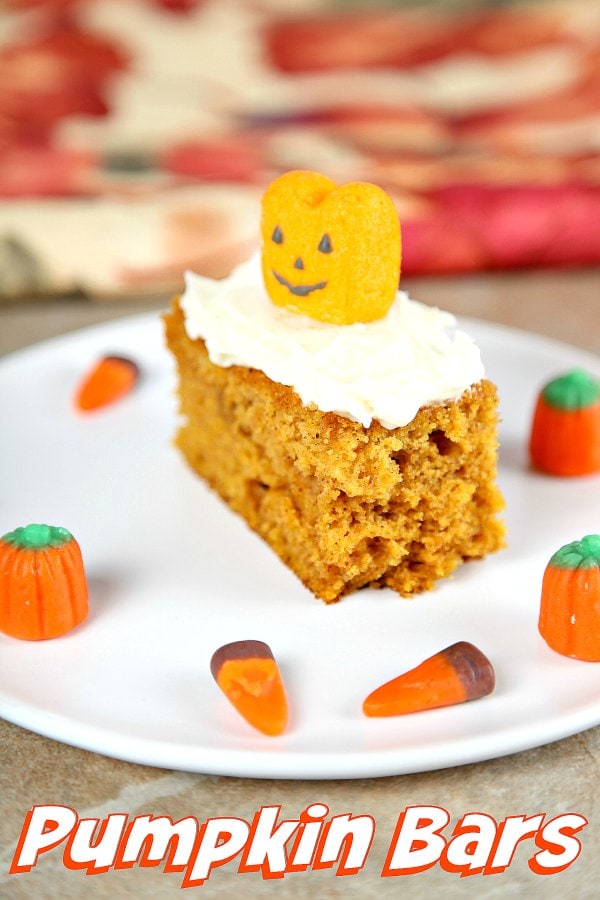 Easy Pumpkin Bars