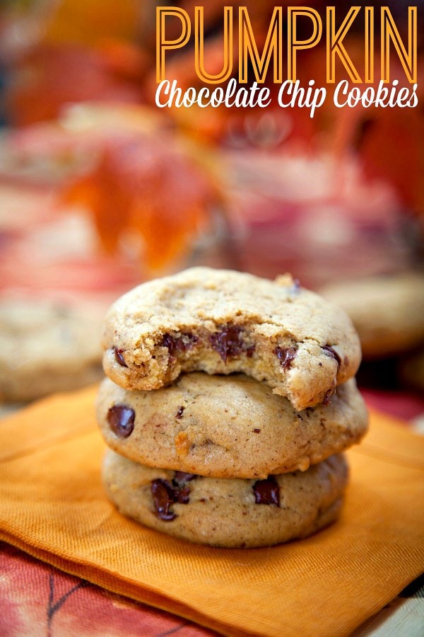 Pumpkin Chocolate Chip Cookie Recipe