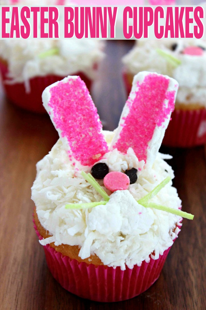 Easter Bunny Cupcakes