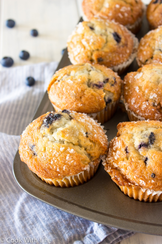 Blueberry Muffins with Lavender-Vanilla Icing