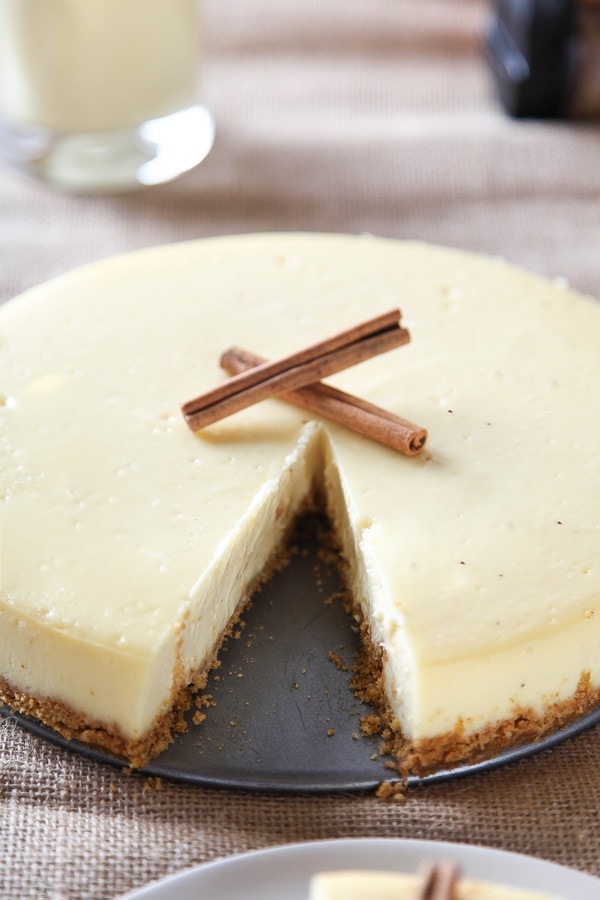 Eggnog Cheesecake - Baking Beauty