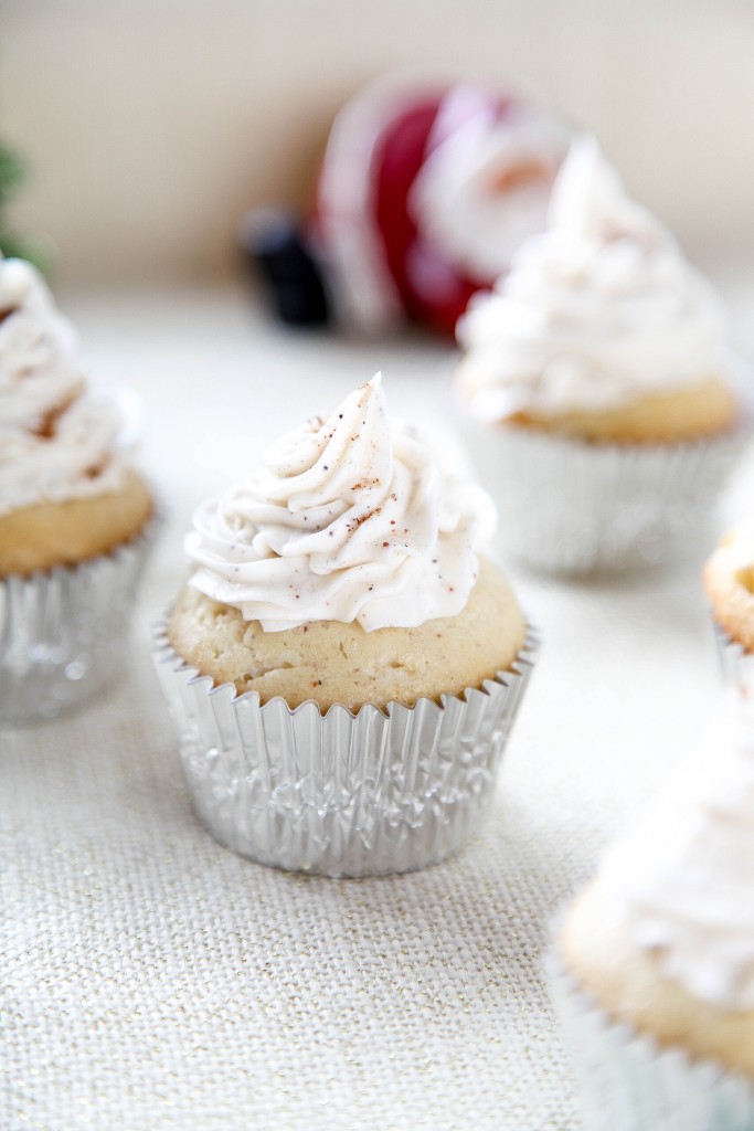 Eggnog Cupcakes Baking Beauty