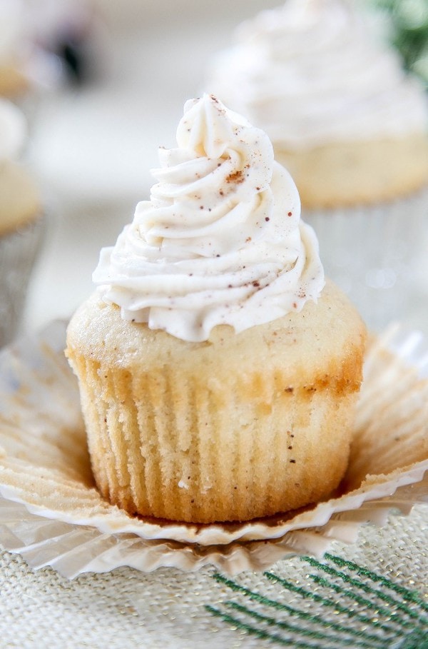 Eggnog Cupcakes Baking Beauty