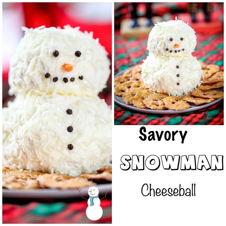 Ranch Snowman Cheeseball
