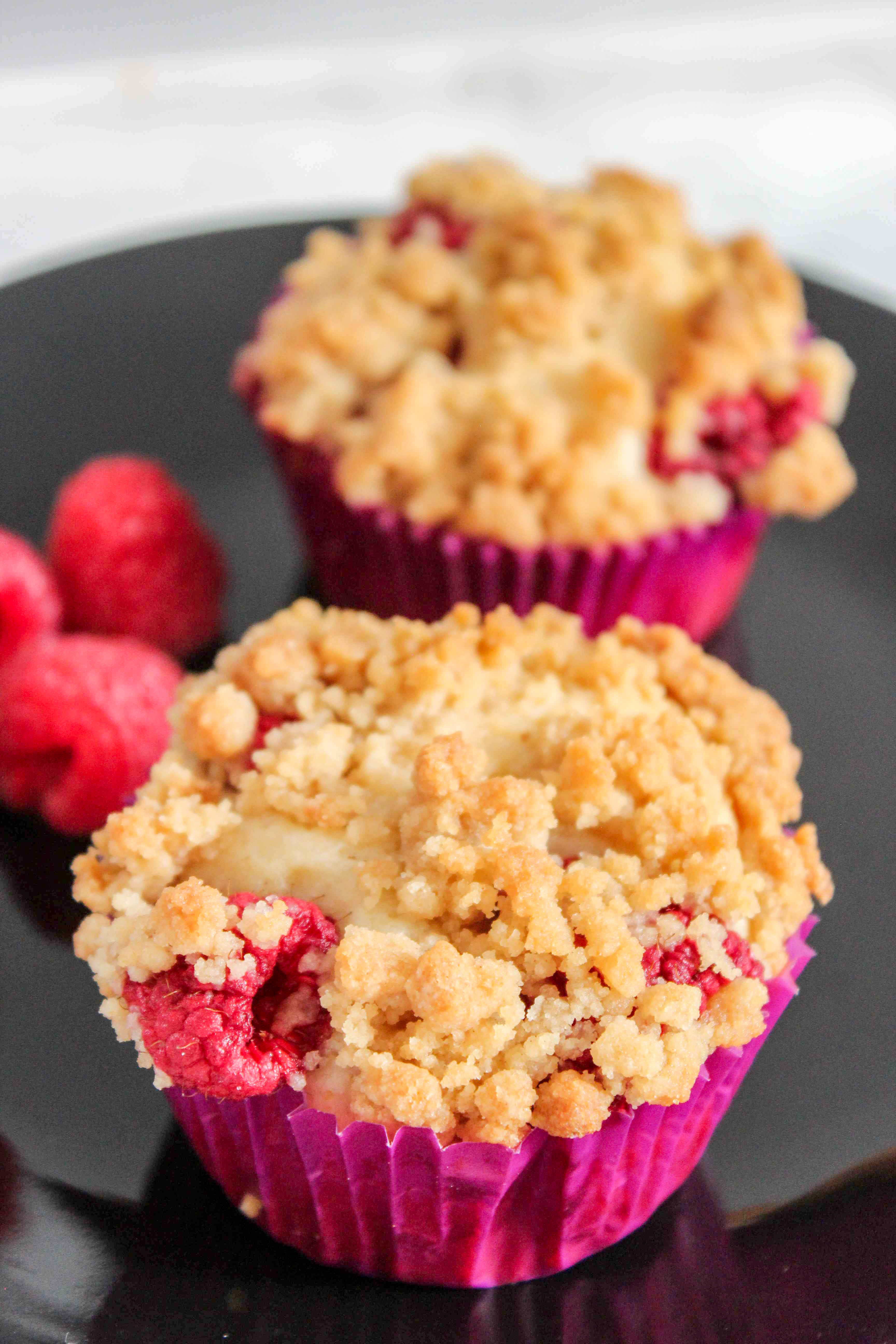Raspberry Muffins With Streusel Recipe - Baking Beauty