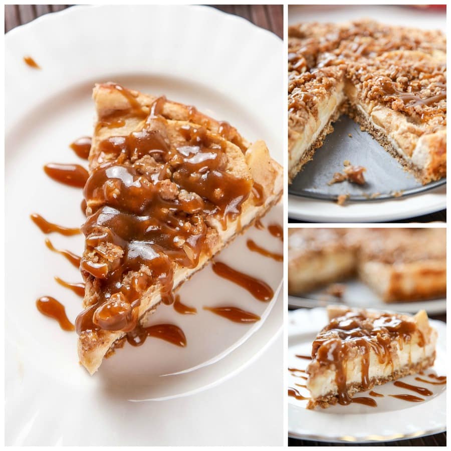 Caramel Apple Crisp Cheesecake Baking Beauty