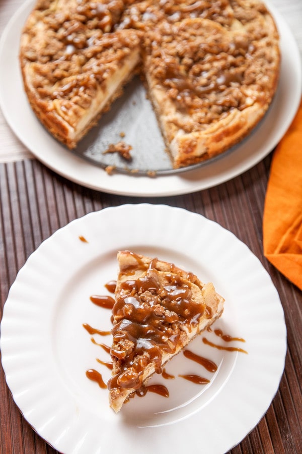 Caramel Apple Crisp Cheesecake Baking Beauty