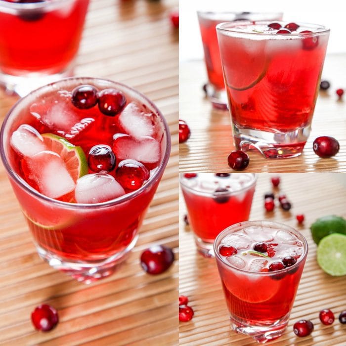 cranberry margaritas collage 2