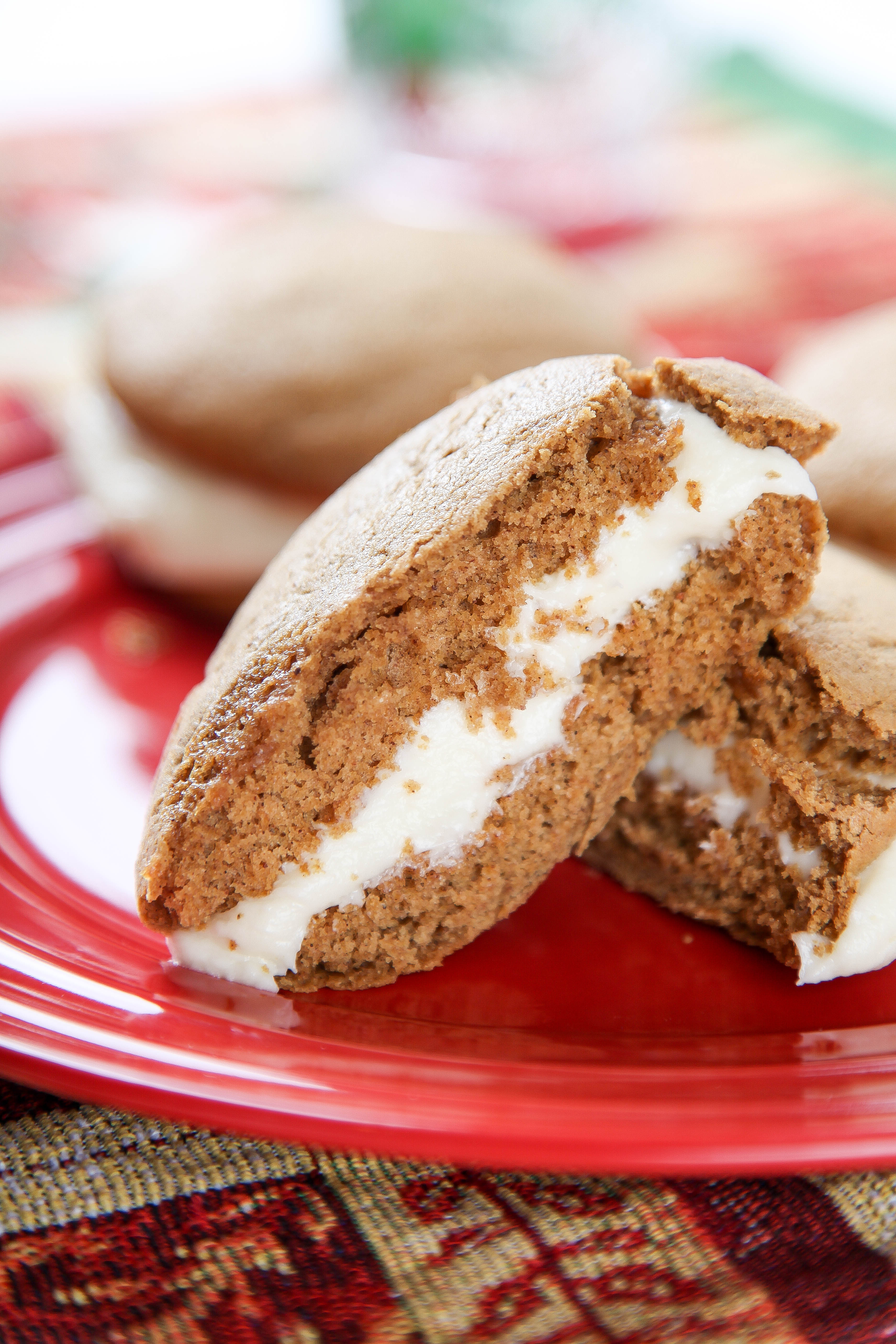 Gingerbread Whoopie Pies - Baking Beauty