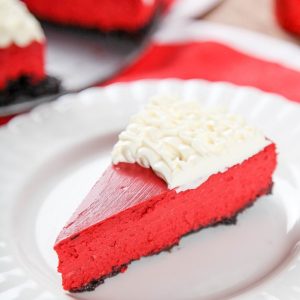 Red Velvet Oreo Cheesecake