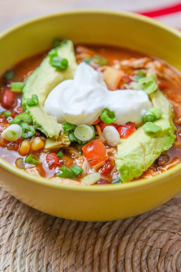 Instant Pot Chicken Taco Soup