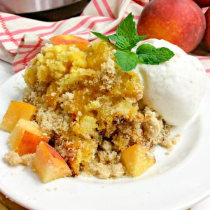 peach dump cake