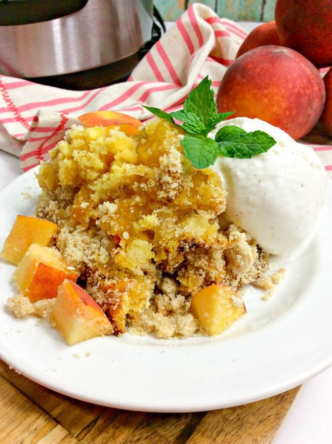peach dump cake