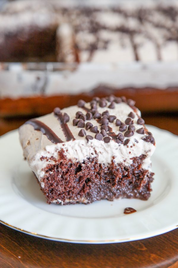 easy chocolate poke cake