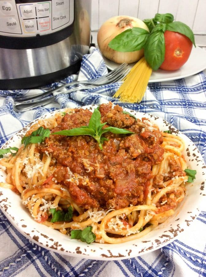 instant pot spaghetti recipe