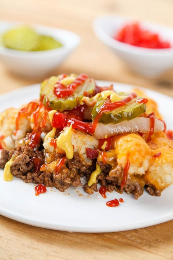 cheeseburger tater tot casserole
