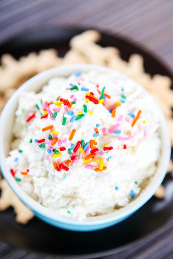 Easy 3 Ingredient Funfetti Dip Baking Beauty