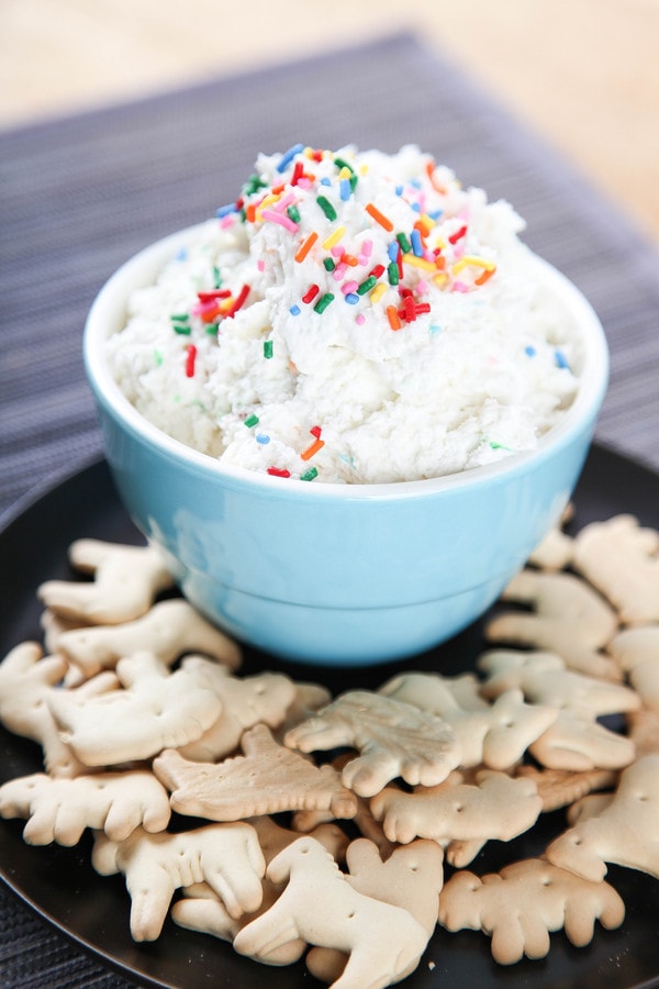Easy 3 Ingredient Funfetti Dip Baking Beauty