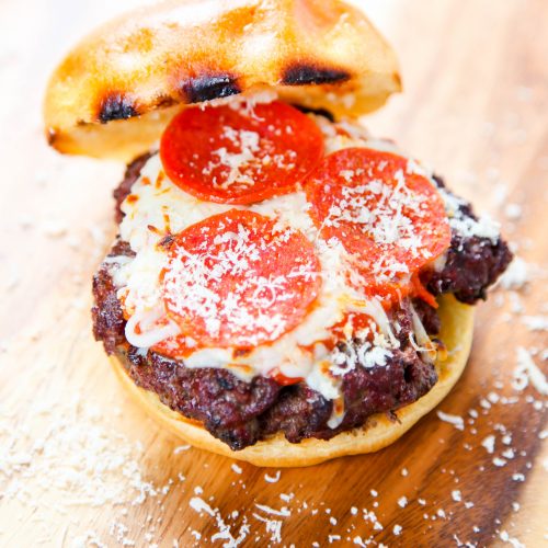 ULTIMATE PEPPERONI PIZZA BURGERS Baking Beauty