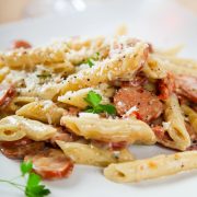 creamy sun dried tomato pasta