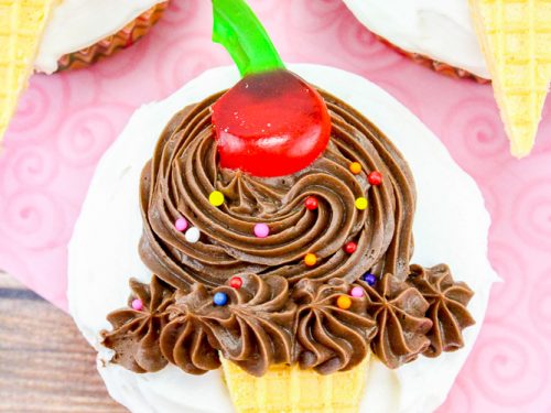 Ice Cream Cone Cupcakes Baking Beauty