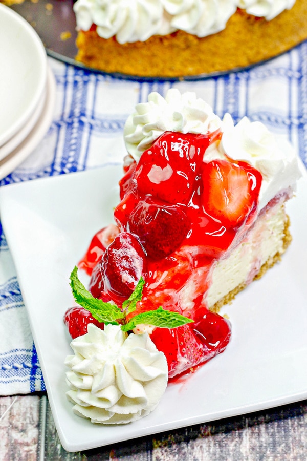 how to make strawberry cheesecake