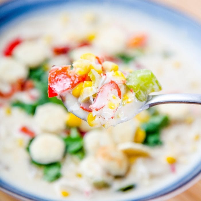 Creamy Crab and Corn Chowder Baking Beauty