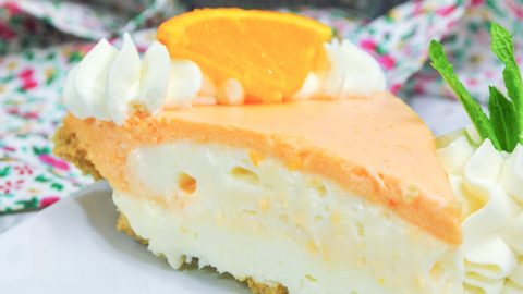 No Bake Orange Creamsicle Pie - Baking Beauty