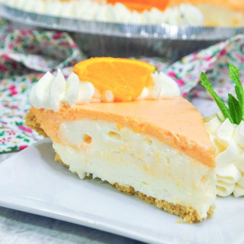 No Bake Orange Creamsicle Pie Baking Beauty