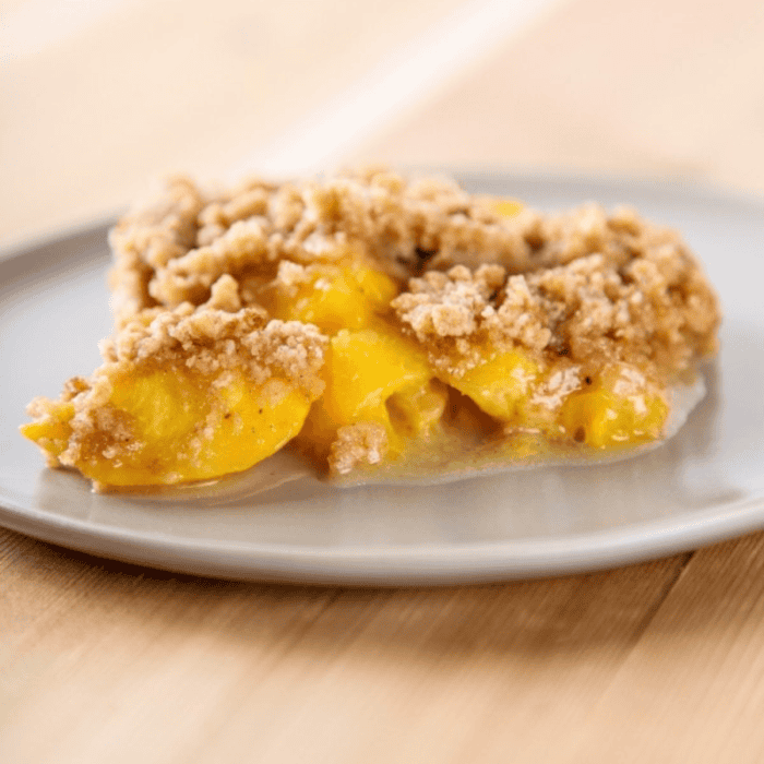 Peach Crumble