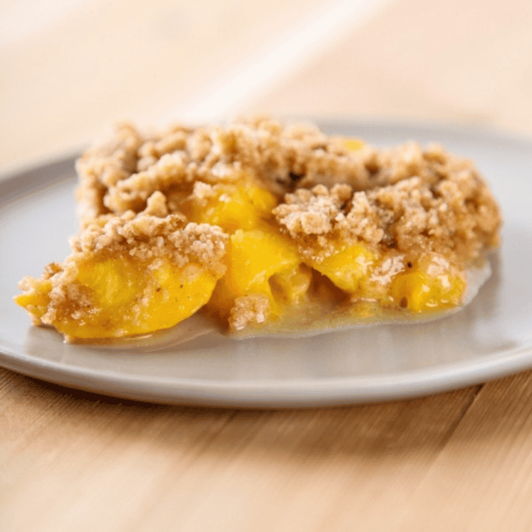 Peach Crumble