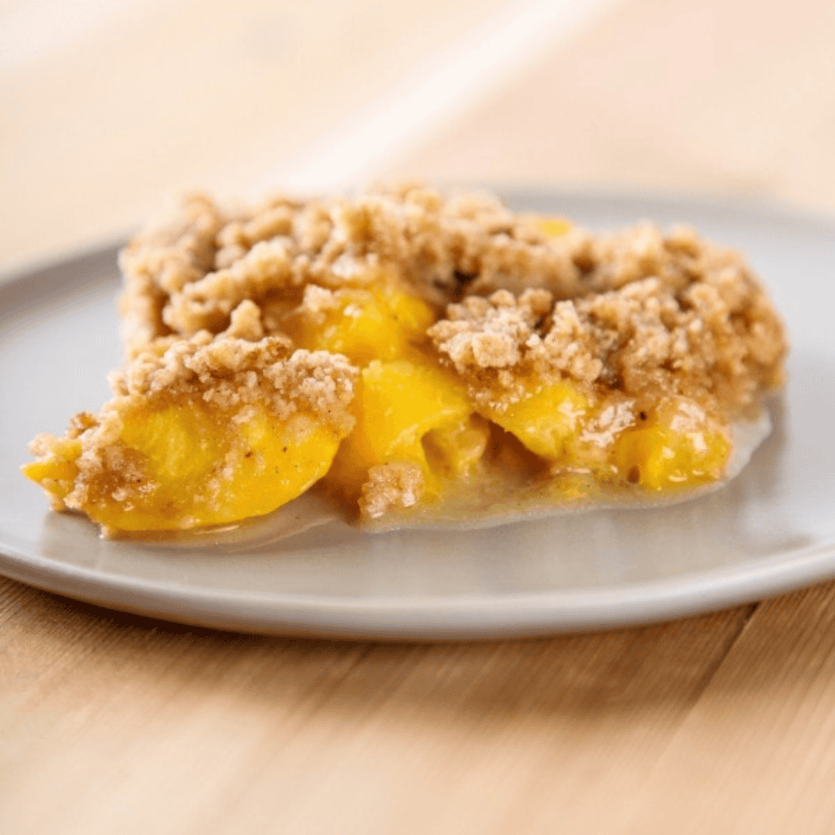 Peach Crumble