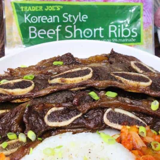 Trader joes korean short ribs in the air fryer recipe dinners done quick featured image.