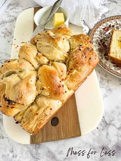 A serving of a Savory Monkey Bread.