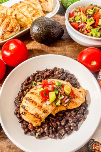 Cilantro Lime Chicken with Avocado Salsa is a delicious recipe that's light, fresh, and loaded with bold flavors.