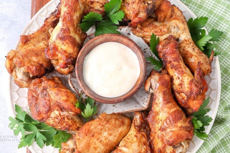 Dry Rub for Chicken Wings mixed in a bowl.