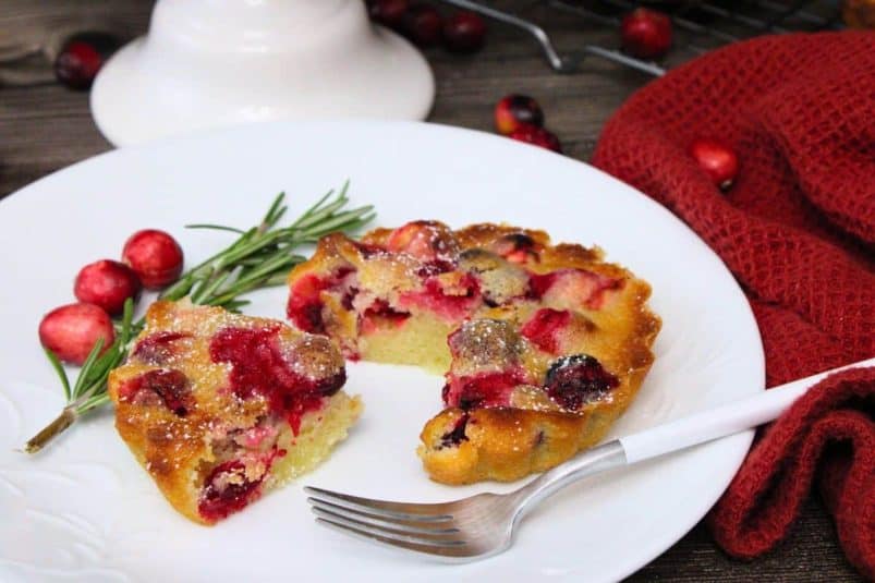 Air fryer mini crustless cranberry pie recipe dinners done quick featured image.