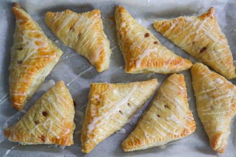 A display of Apple Turnovers.