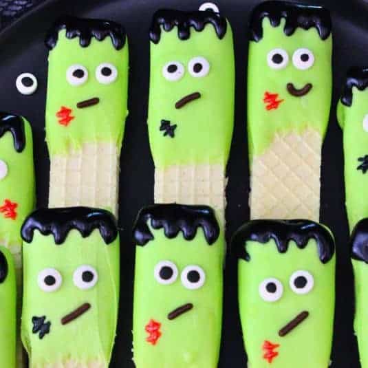 Frankenstein wafer cookies recipe dinners done quick featured image.