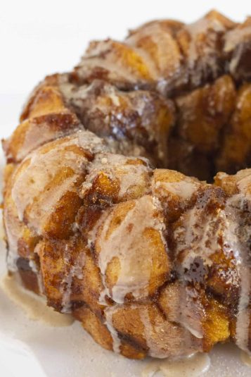 Pumpkin Monkey Bread ready to serve.
