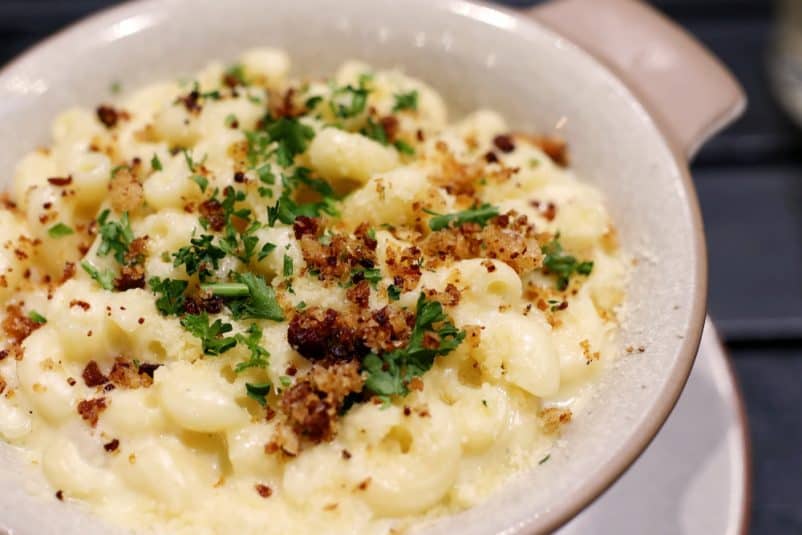 Truffle Mac and Cheese in a bowl.