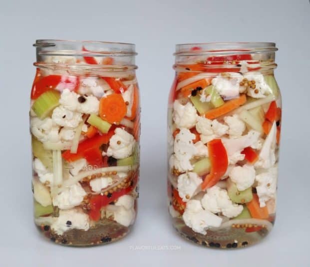 2 jars of Italian Pickled Vegetables (Giardiniera).