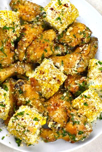 Crispy wings meet creamy mayo, zesty lime, and crumbled cotija for a flavor-packed experience.
