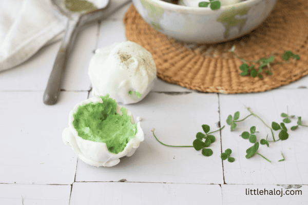 A display of Green Tea Truffles.
