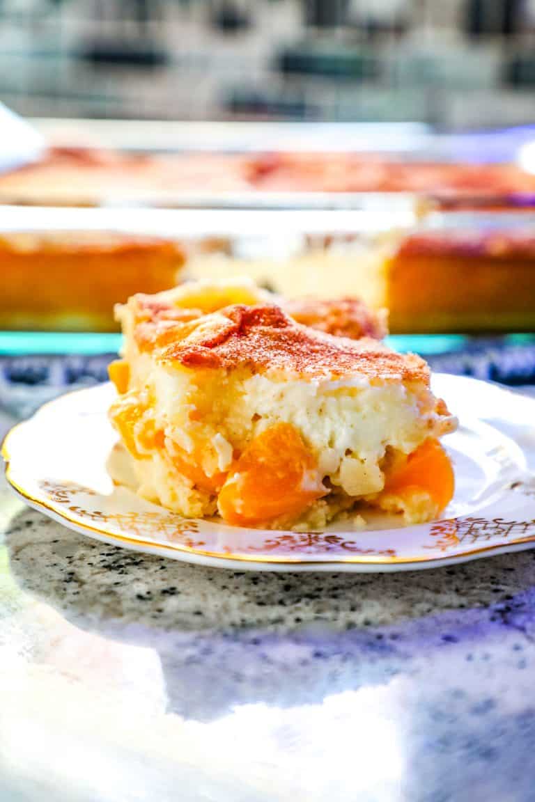 Peaches and Cream Cake